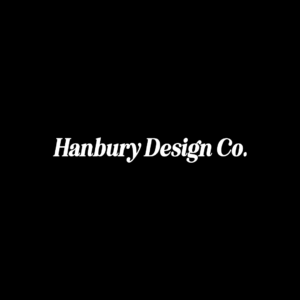 Hanbury Design Co. wordmark logo design.